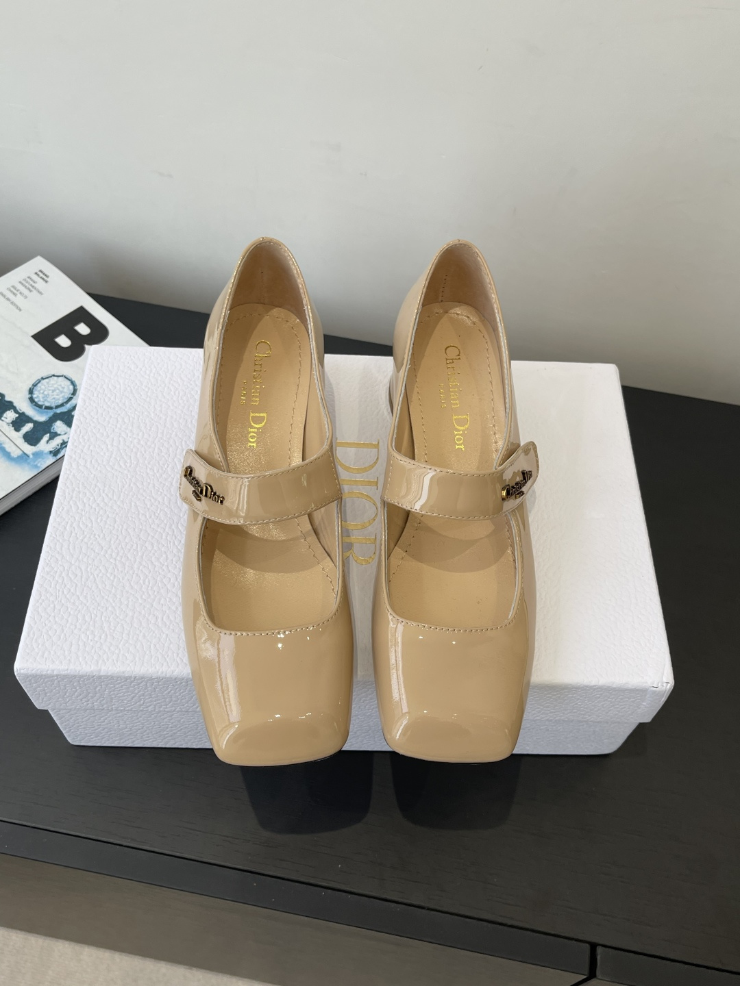 Dior CD 디올 페이턴트 마리제인 펌프스 구두 신발