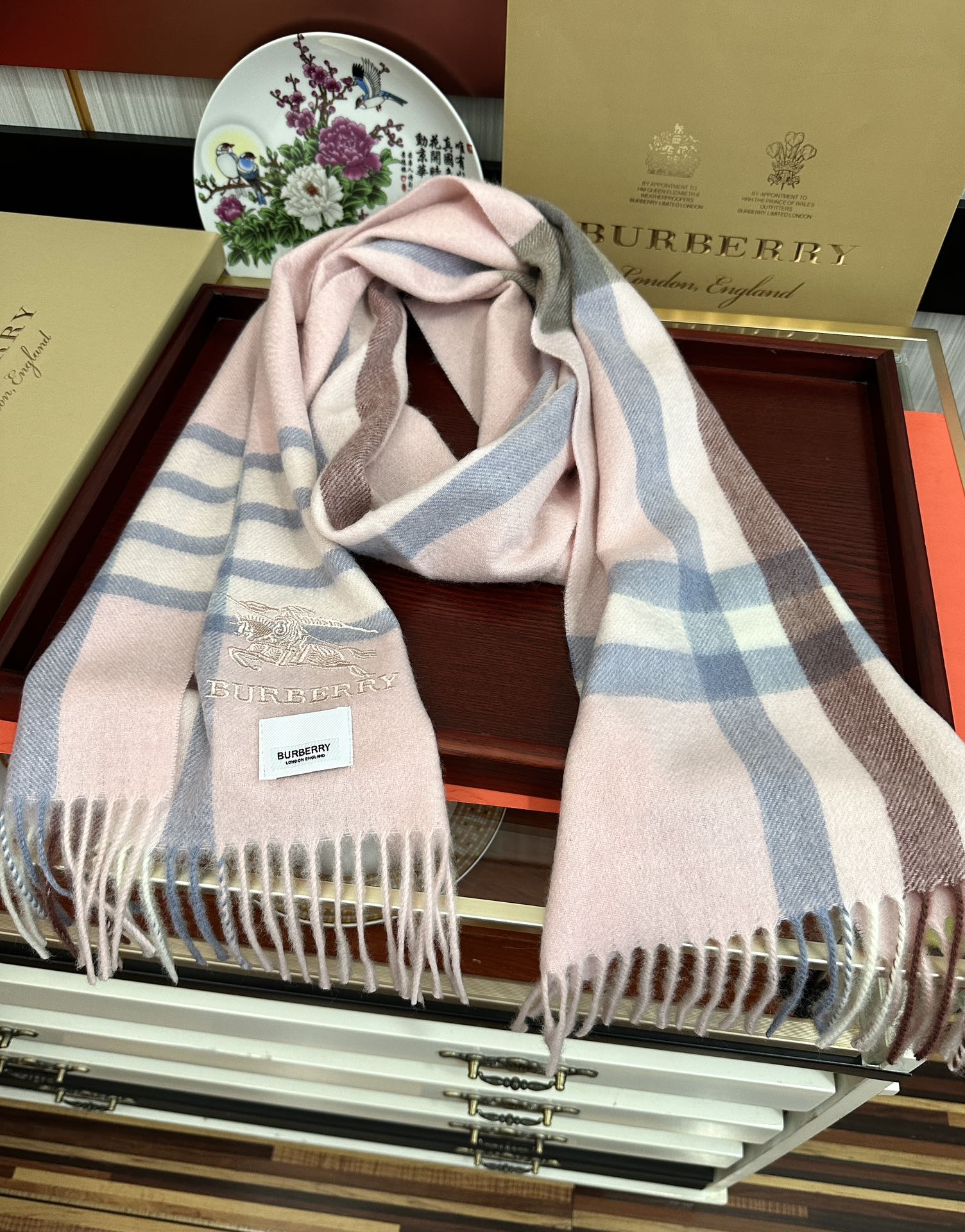 버버리(Burberry)  캐시미어 머플러 목도리 스카프