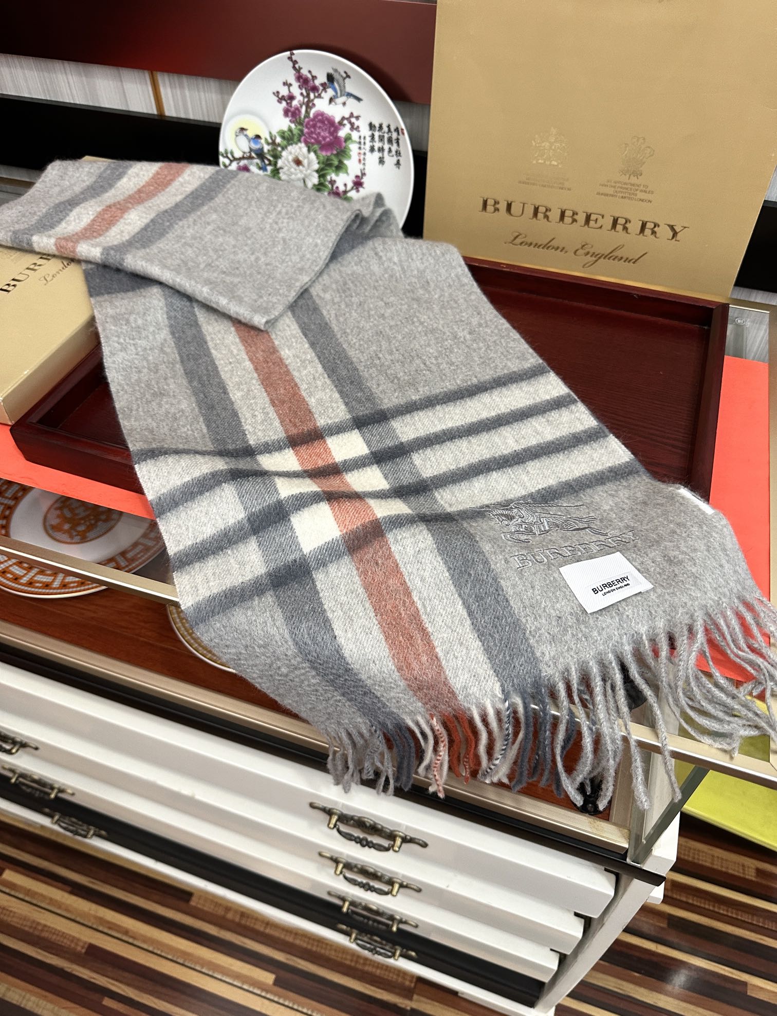 버버리(Burberry)  캐시미어 머플러 목도리 스카프