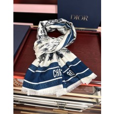 디올(DIOR) 식물 정글 더블페이스 캐시미어 목도리 스카프