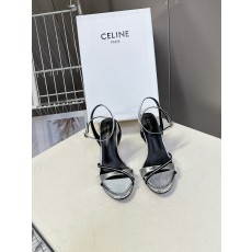 Celine 셀린느 런웨이 크리스탈 포인티드 펌프스 힐 구두 신발 8cm