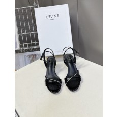 Celine 셀린느 런웨이 크리스탈 포인티드 펌프스 힐 구두 신발 6cm
