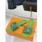 Louis Vuitton LV 루이비통 클래식 모노그램 메탈릭 슬리퍼 샌들 신발