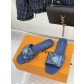 Louis Vuitton LV 루이비통 클래식 모노그램 메탈릭 슬리퍼 샌들 신발