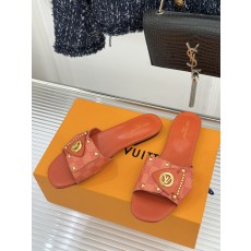 Louis Vuitton LV 루이비통 클래식 모노그램 메탈릭 슬리퍼 샌들 신발