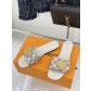 Louis Vuitton LV 루이비통 클래식 모노그램 메탈릭 슬리퍼 샌들 신발
