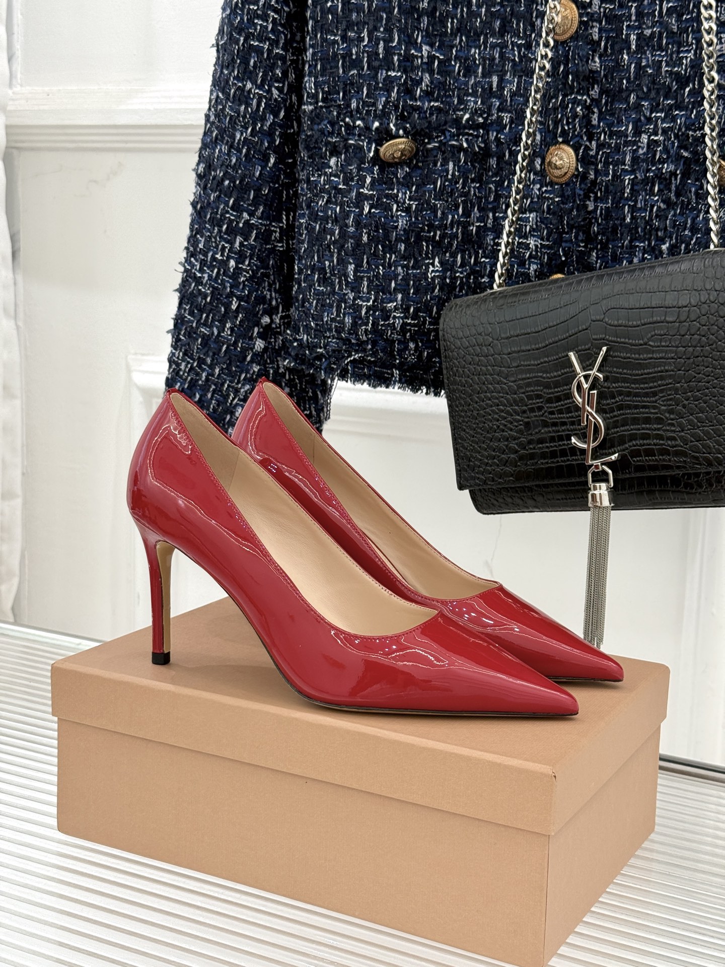 Gianvito Rossi 지안비토 로시 클래식 미니멀 펌프스 힐 구두 신발