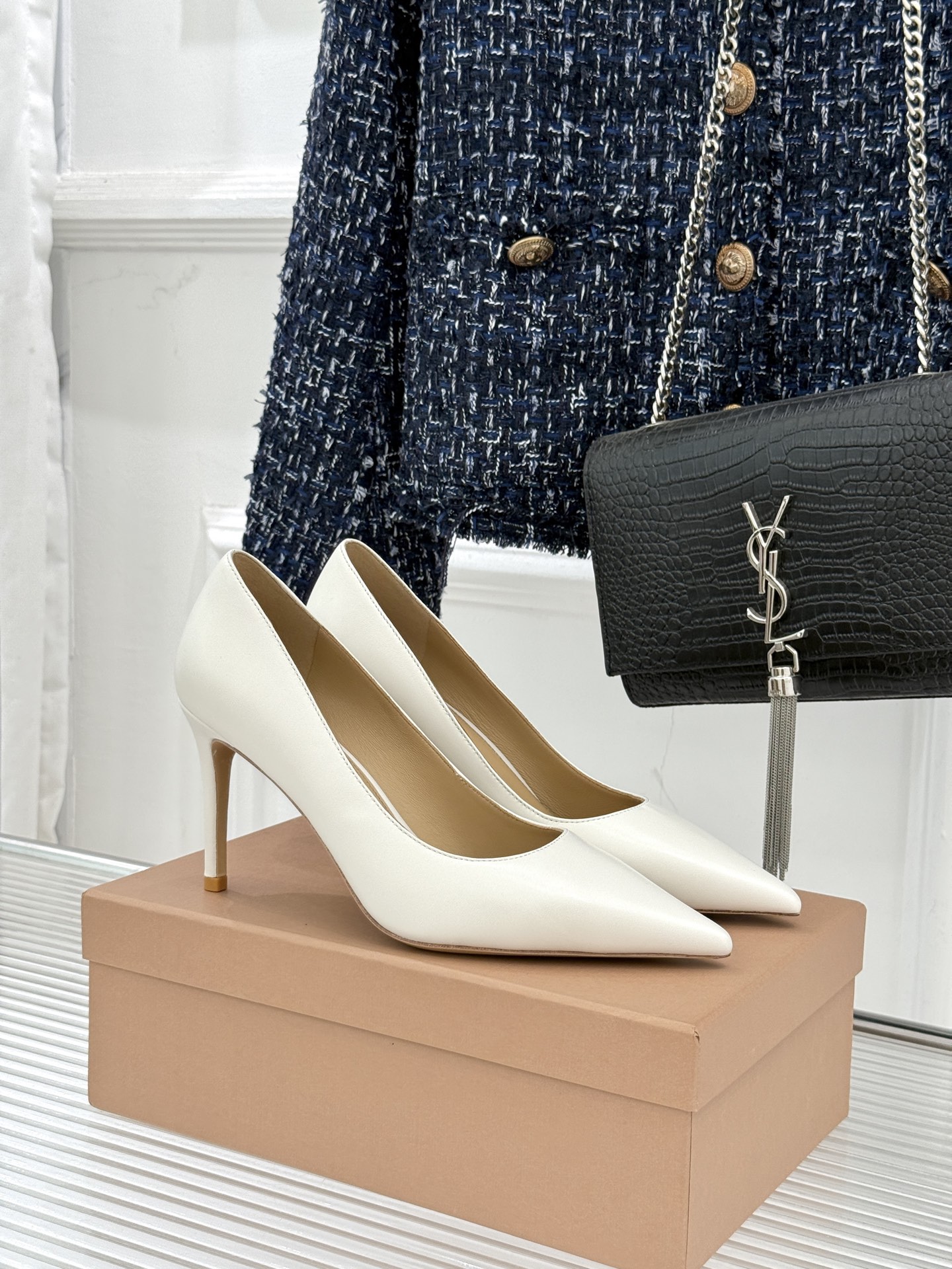 Gianvito Rossi 지안비토 로시 클래식 미니멀 펌프스 힐 구두 신발