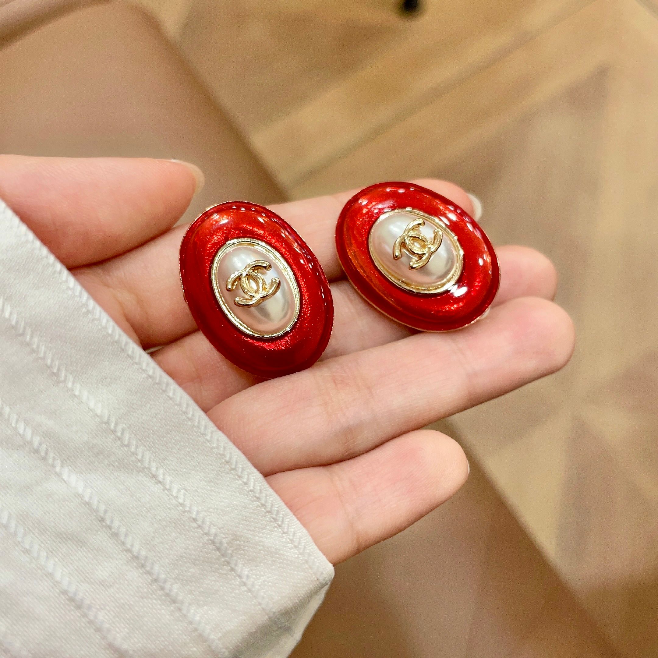 샤넬(CHANEL) 이어클립 귀걸이 악세사리