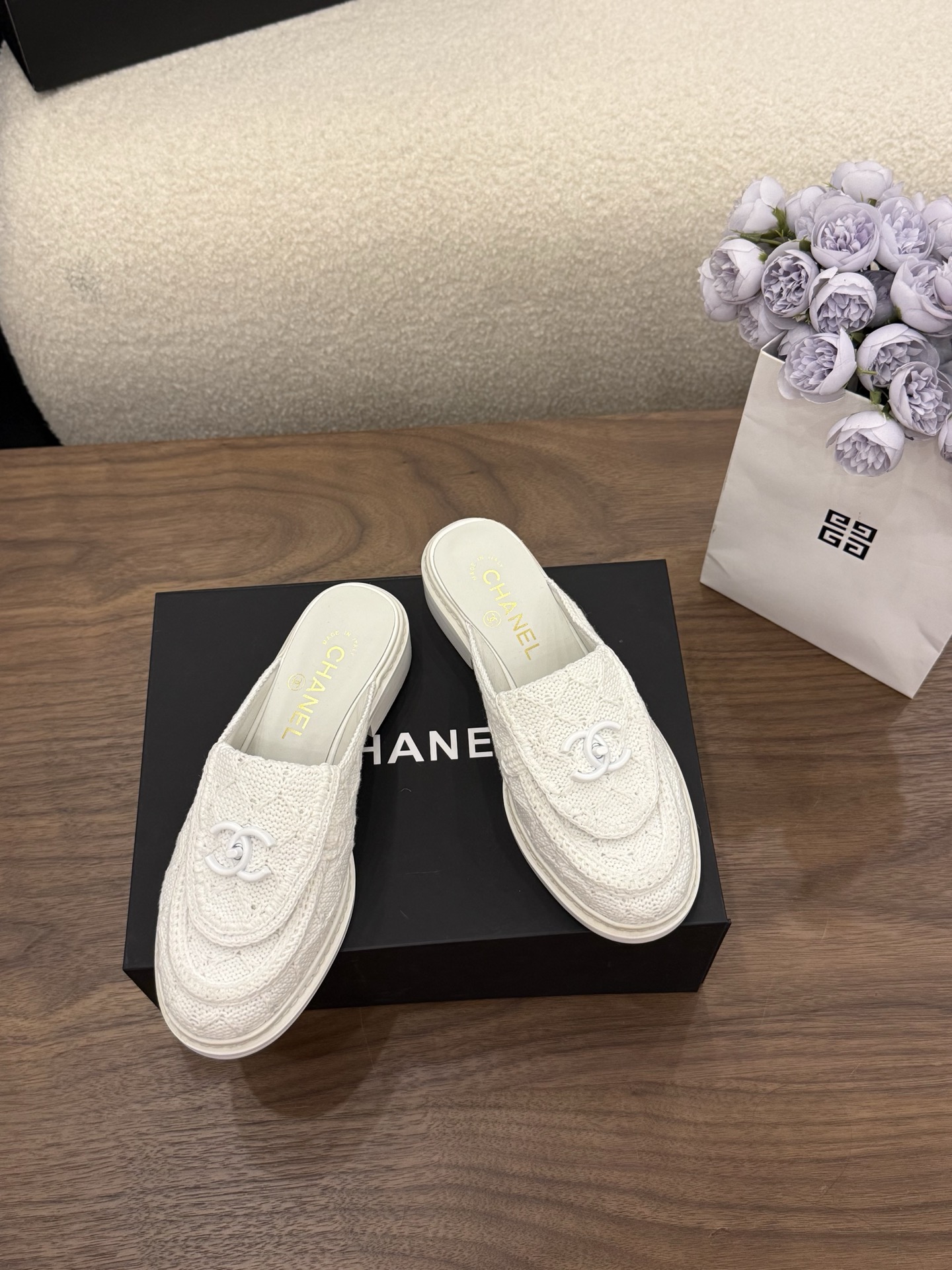 샤넬(CHANEL) 퀼팅 반슬리퍼 신발