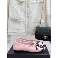 Chanel 샤넬 빈티지 퀼팅 리본 발레리나 플랫 슈즈 신발