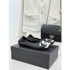 Chanel 샤넬 빈티지 퀼팅 리본 발레리나 로퍼 플랫 슈즈 신발