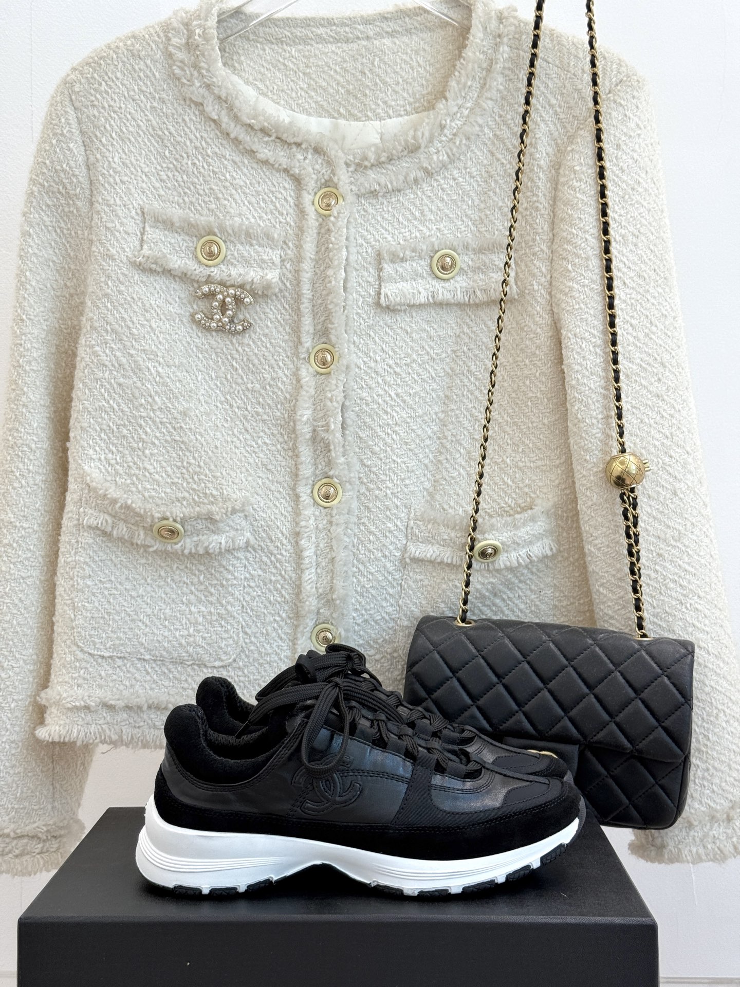 Chanel 샤넬 25A 신상 플랫폼 스니커즈 신발