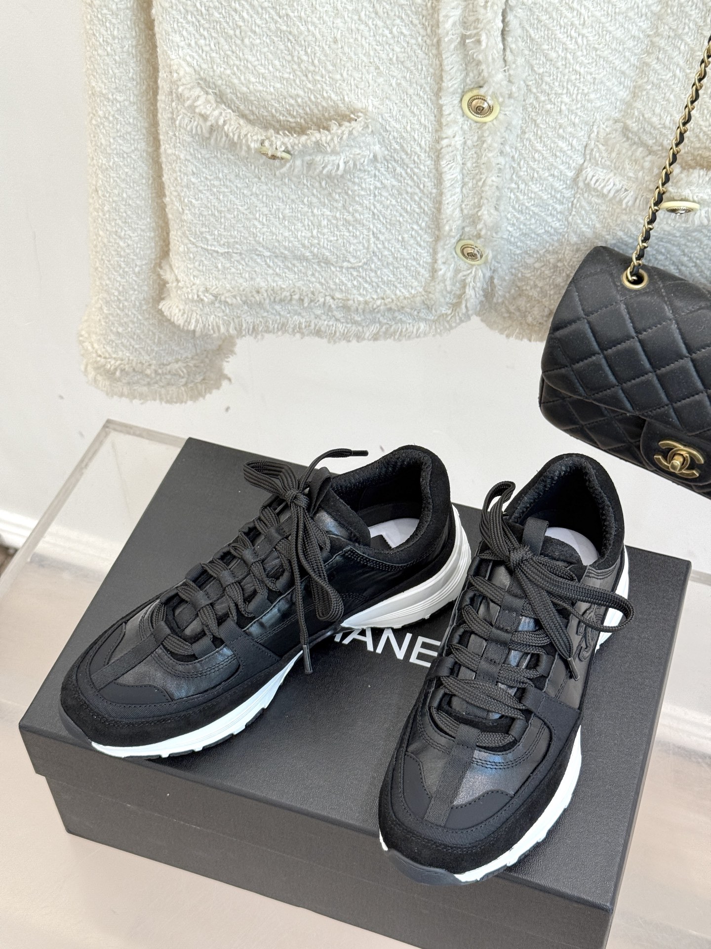 Chanel 샤넬 25A 신상 플랫폼 스니커즈 신발