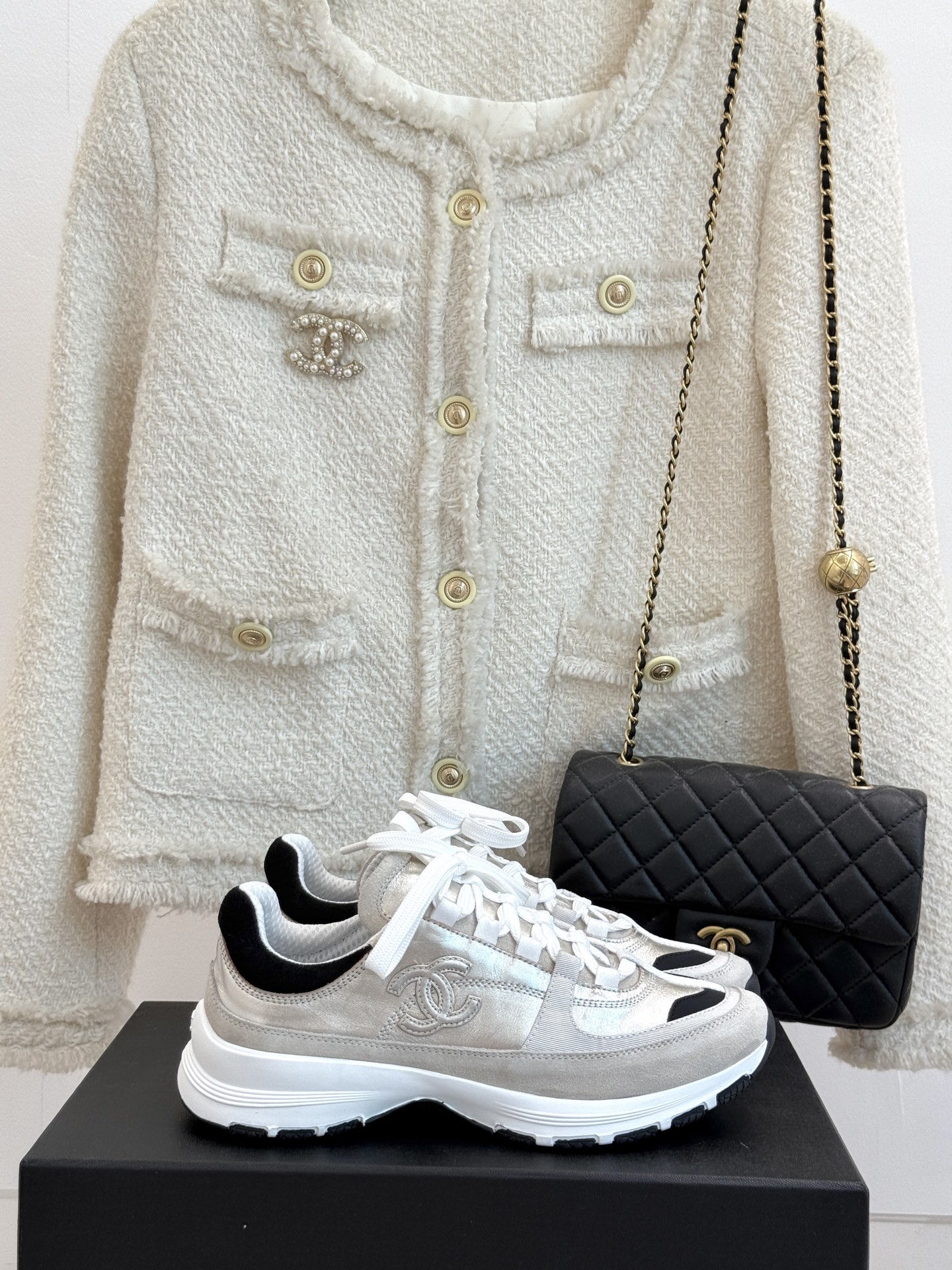 Chanel 샤넬 25A 신상 플랫폼 스니커즈 신발