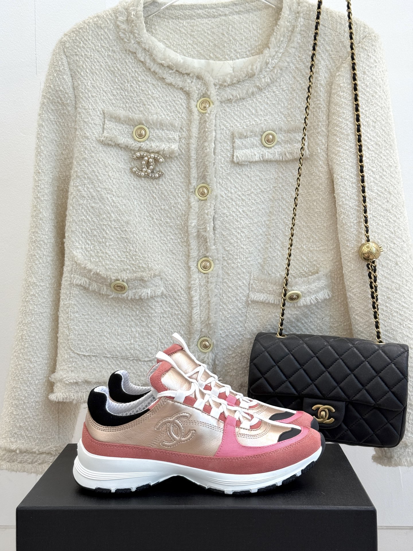 Chanel 샤넬 25A 신상 플랫폼 스니커즈 신발