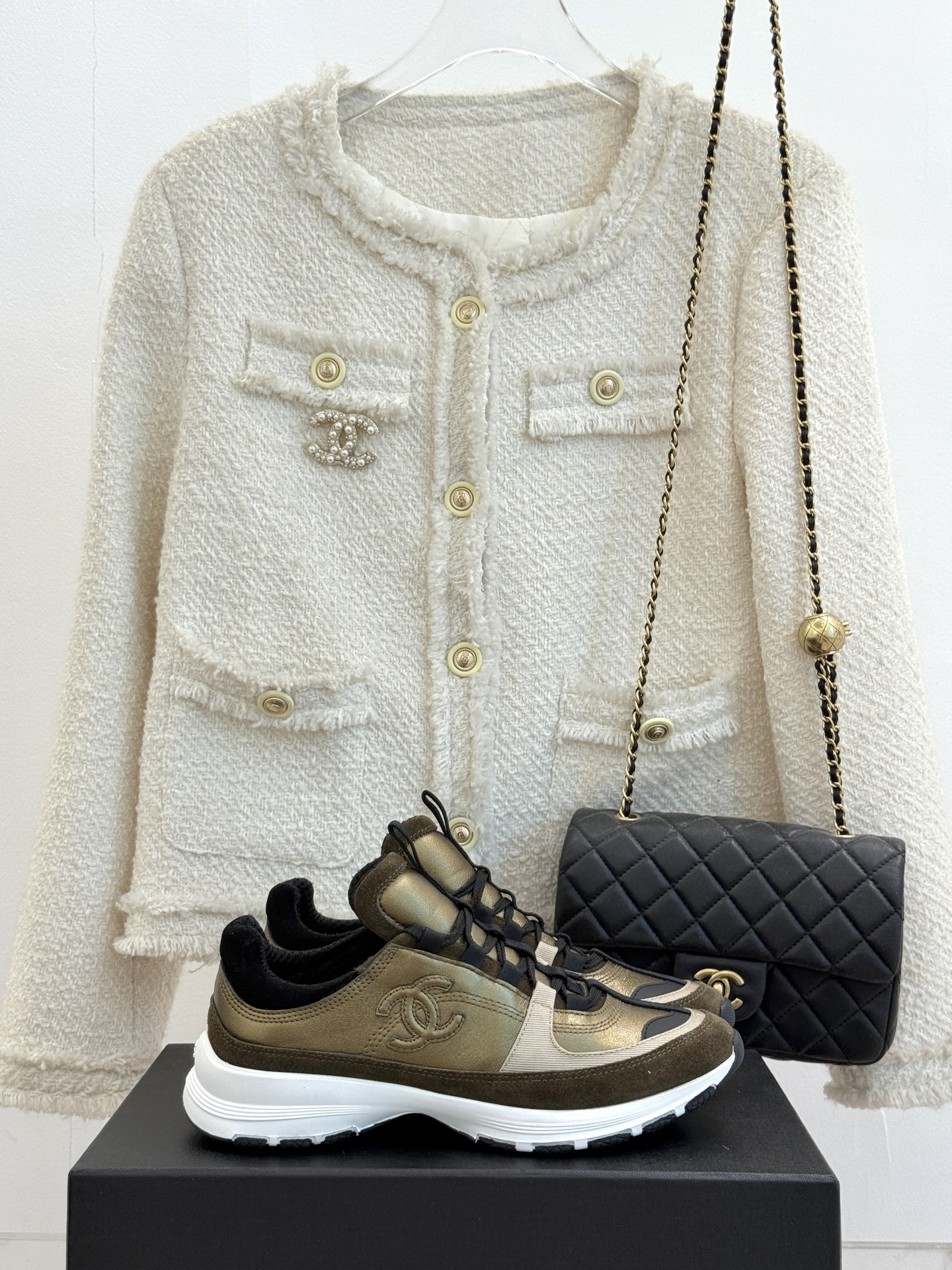 Chanel 샤넬 25A 신상 플랫폼 스니커즈 신발