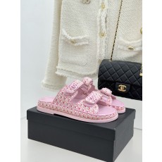 Chanel 클래식 더블C 벨크로 샌들 슬리퍼 신발