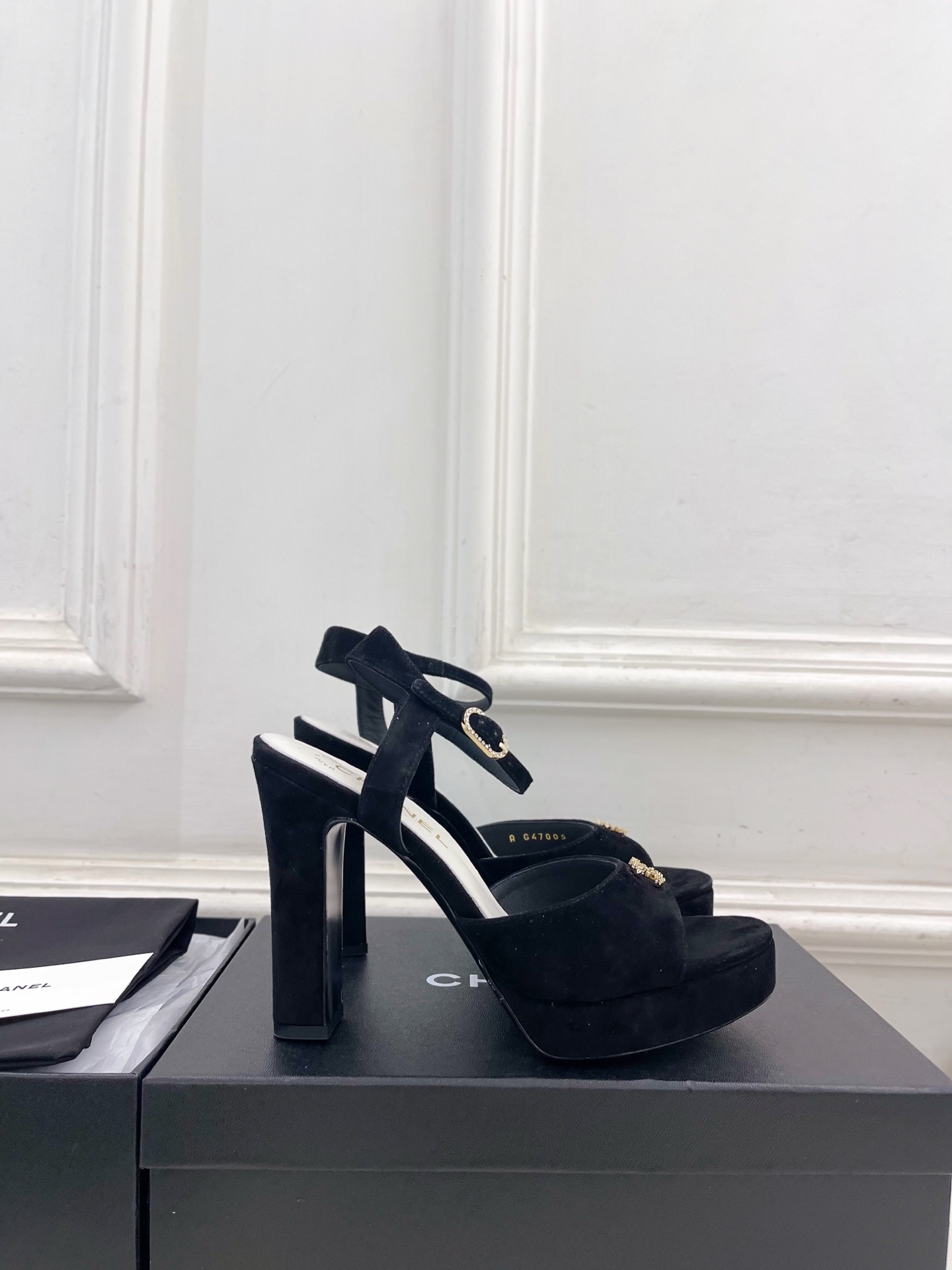 샤넬(CHANEL) 26SS 더블C 플랫폼 하이힐 샌들 신발