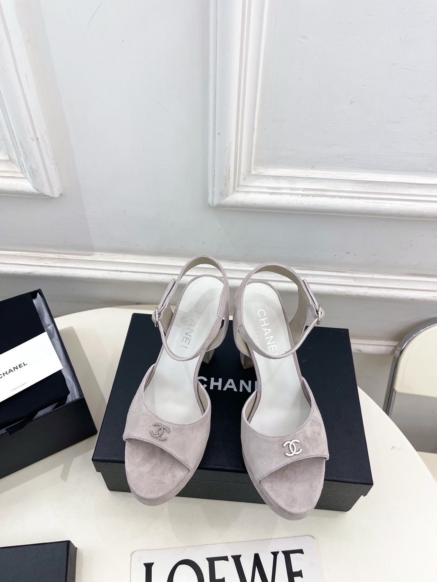 샤넬(CHANEL) 26SS 더블C 플랫폼 하이힐 샌들 신발