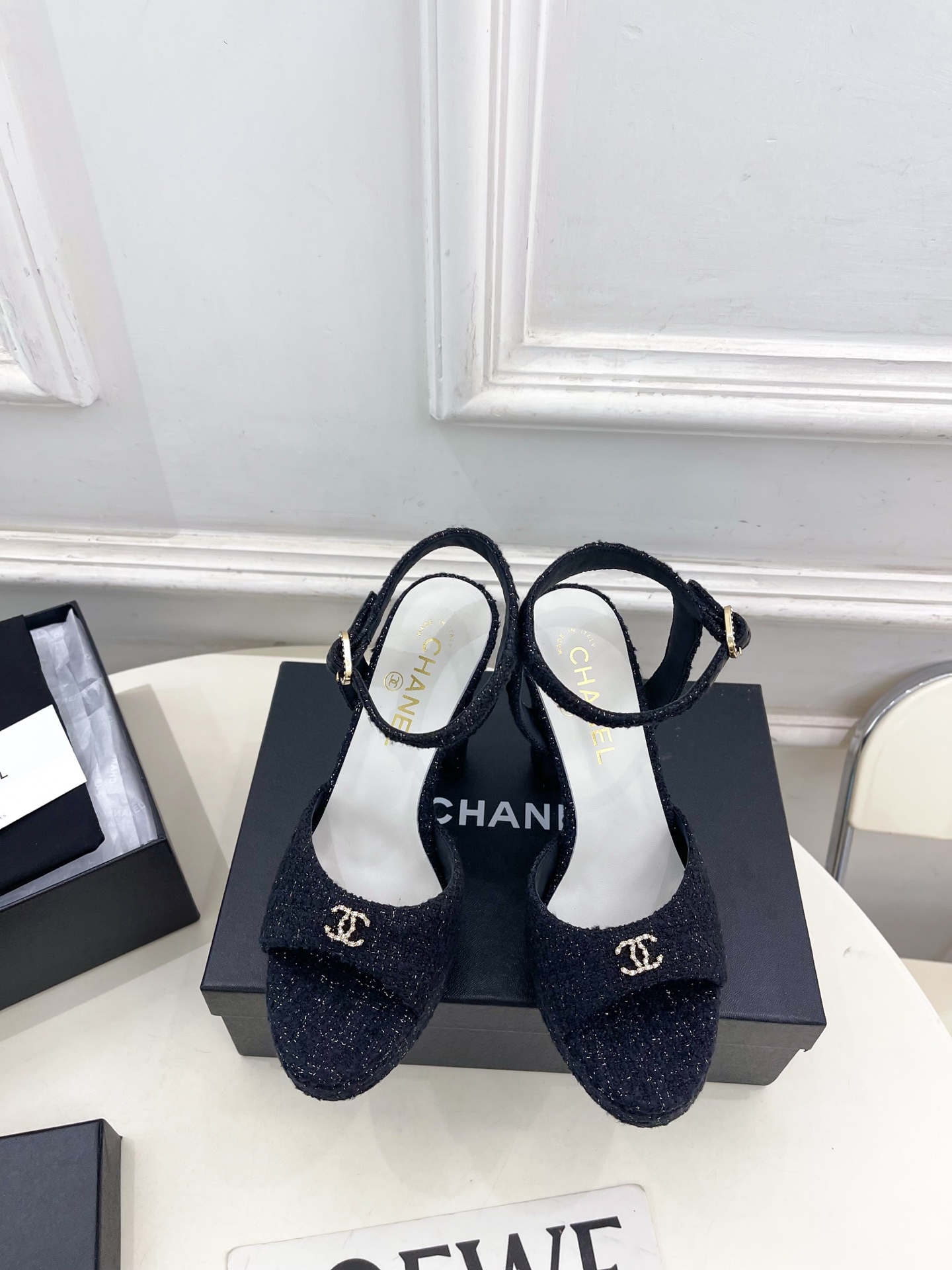 샤넬(CHANEL) 26SS 더블C 플랫폼 하이힐 샌들 신발
