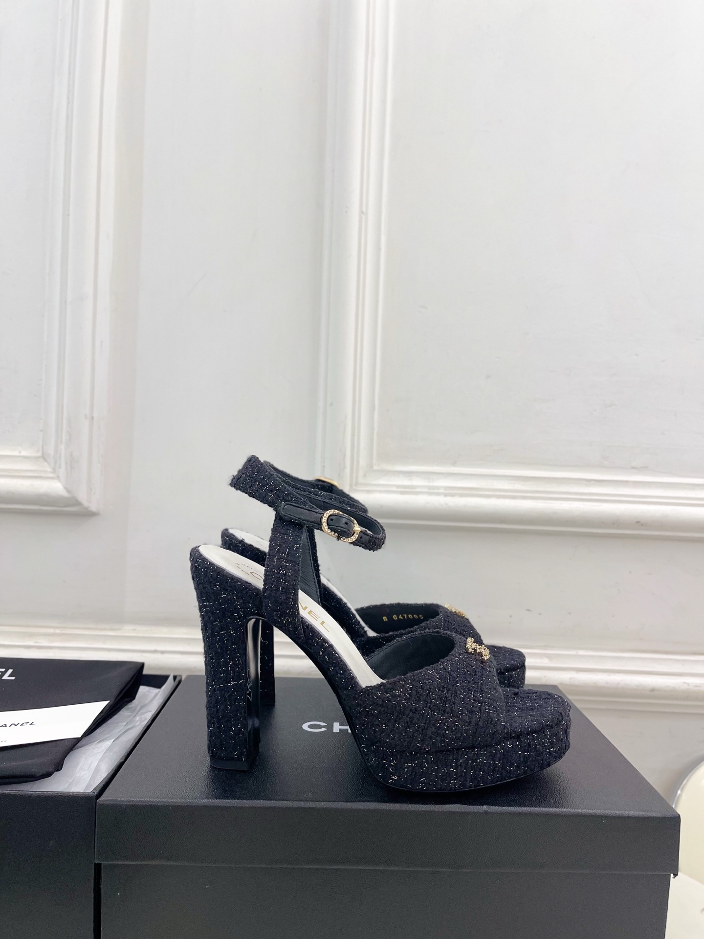 샤넬(CHANEL) 26SS 더블C 플랫폼 하이힐 샌들 신발