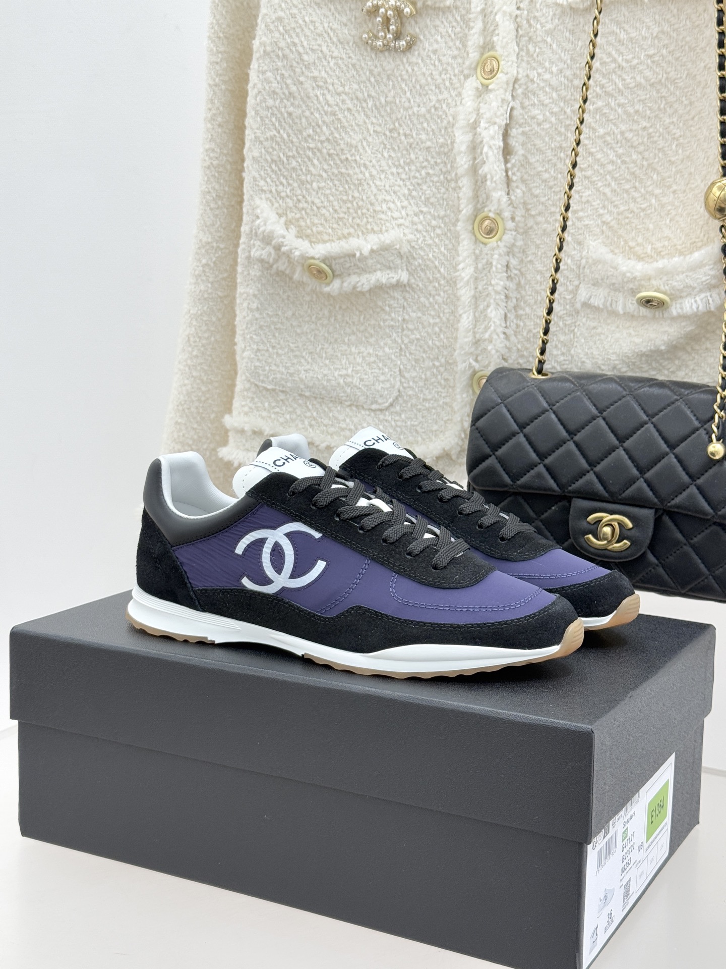 Chanel 26P 샤넬 더블C 믹스 스니커즈 신발