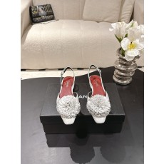 Chanel 26X 샤넬 크리스마스 한정 트윈 플라워 샌들 슬리퍼 신발