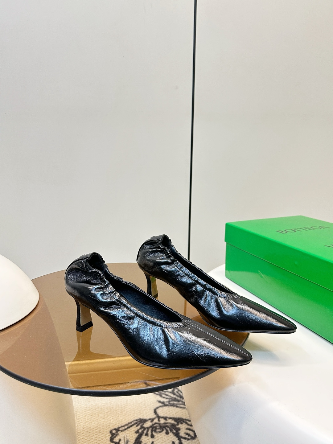 Bottega Veneta BV 보테가 베네타 '위치 슈즈' 키튼힐 구두 신발