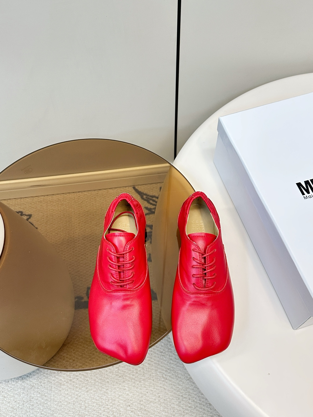 Maison Margiela mm6 메종 마르지엘라 애플토 발레리나 플랫 슈즈 신발