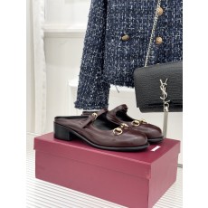 구찌(GUCCI) 메리제인 미들굽 뮬 신발