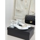 샤넬(CHANEL) 주얼리 스트랩 굽 샌들 신발