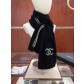 샤넬(CHANEL) 실버 라인 순모 니트 목도리 스카프