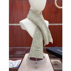 샤넬(CHANEL) 자수 포인트 숏 머플러 목도리 스카프