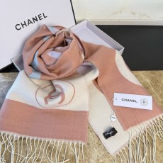샤넬(CHANEL) 신상 파스텔 컬러 블록 양면 머플러 목도리 스카프