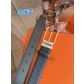 에르메스(Hermes) 클래식 리치 패턴 레더 벨트