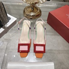 Roger vivier RV 로저 비비에 굽 샌들 신발