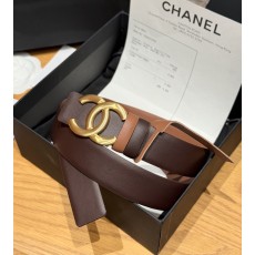 샤넬(CHANEL) 양면 카프스킨 브러쉬드 벨트