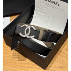 샤넬(CHANEL) 양면 카프스킨 브러쉬드 벨트