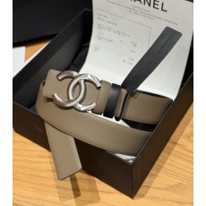 샤넬(CHANEL) 양면 카프스킨 브러쉬드 벨트