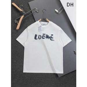 로에베(Loewe) 클래식 로고 자수 루즈핏 티셔츠 의류