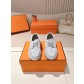 에르메스(HERMES) 커플 레저 스니커즈 신발