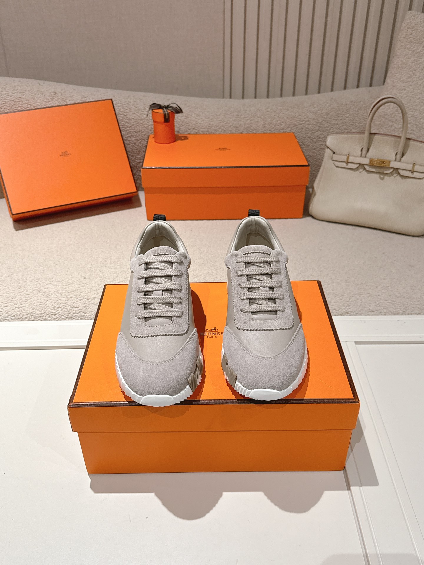 에르메스(HERMES) 클래식 커플 어글리 스니커즈 신발