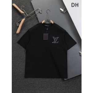 루이비통(LV) 스팟 레터링 자수 반팔 티셔츠 의류