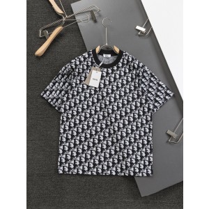 디올(DIOR) CD 오블리크 자카드 반팔 티셔츠 의류