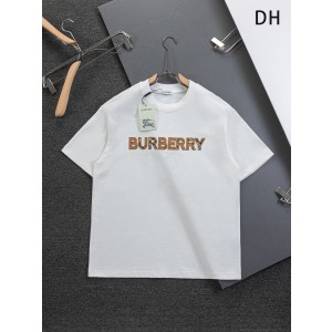 버버리(BURBERRY) 체크 레터링 자수 반팔 티셔츠 의류