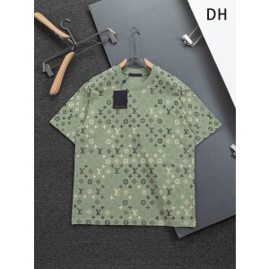 루이비통(LV) 레터링 자수 반팔 티셔츠 의류