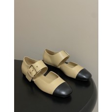 샤넬(Chanel) 26P 신상 투톤 스퀘어토 메리제인 플랫 슈즈 단화 신발