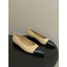 샤넬(Chanel) 26P 스틸레토 배색 발레리나 플랫 슈즈 구두 신발