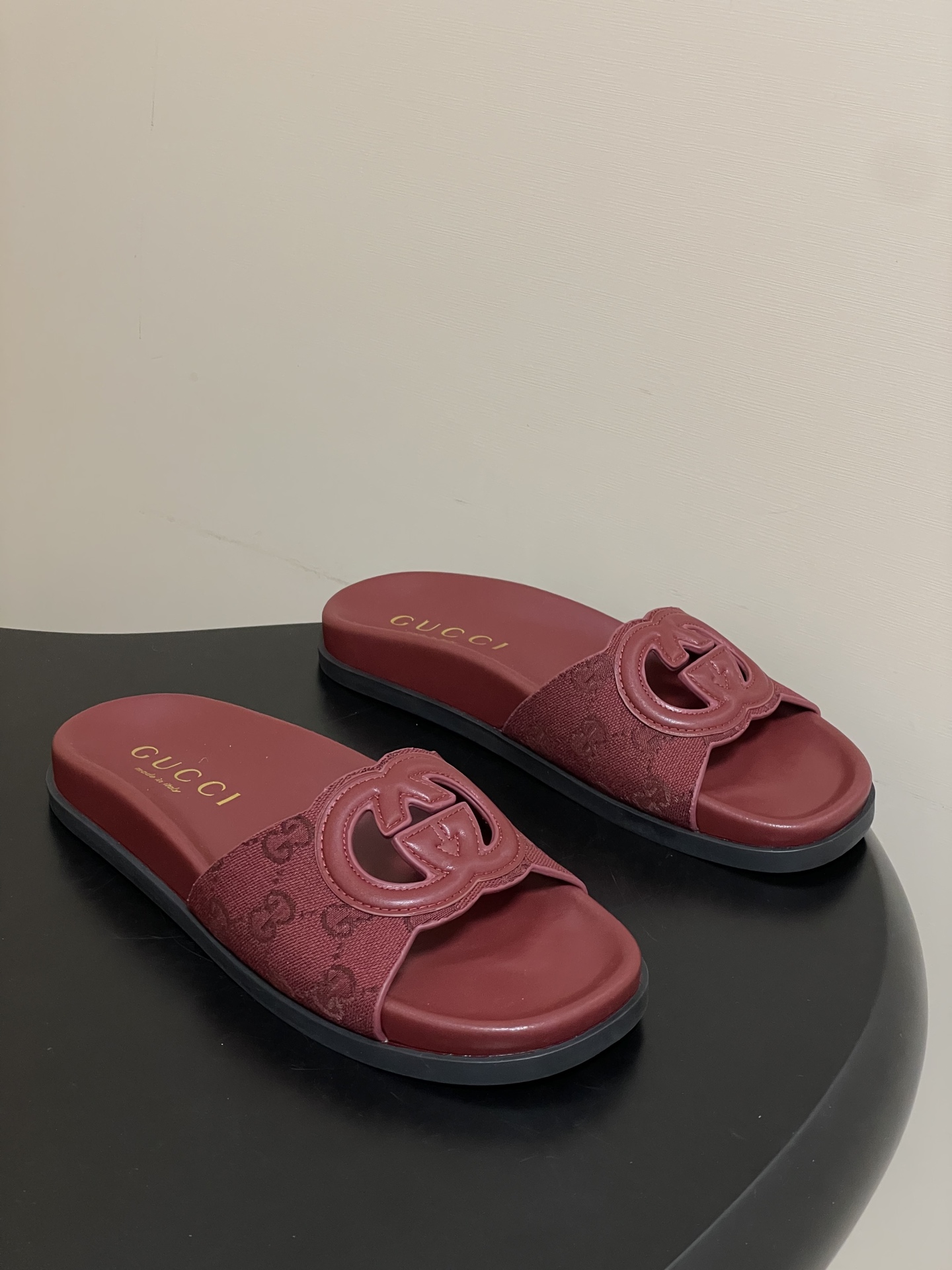 구찌(Gucci) 리도(Lido) 컬렉션 플랫폼 샌들 슬리퍼 신발